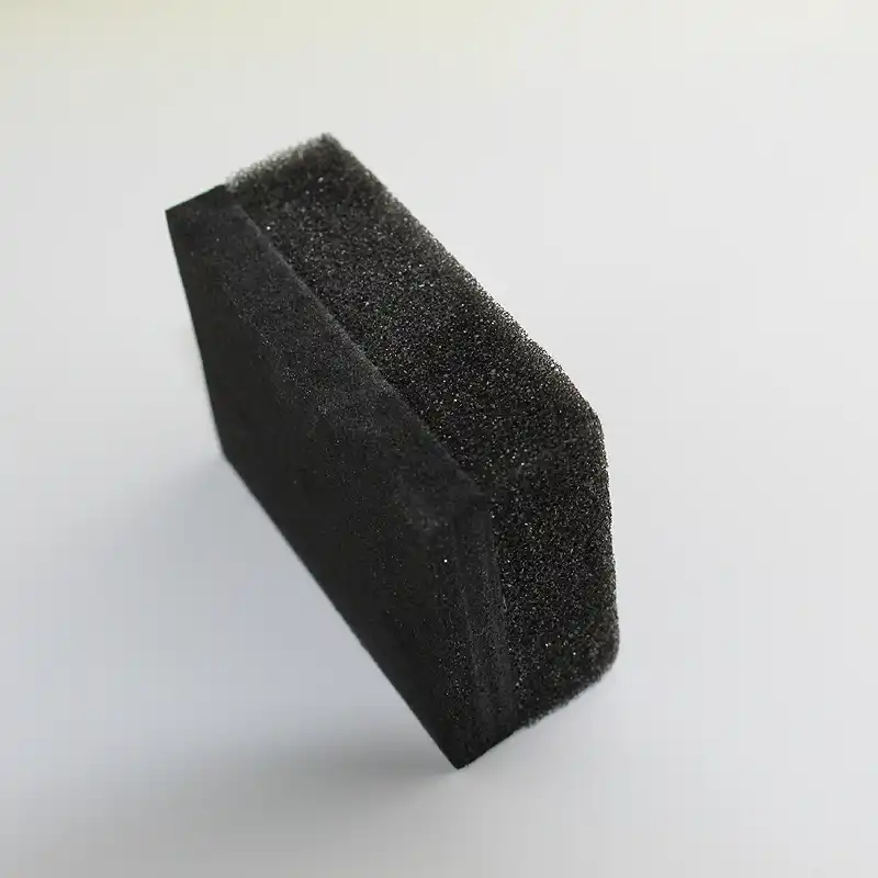 a black shoe mitt